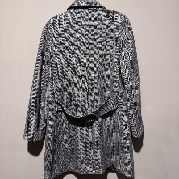 Isaac‎ Mizrahi for Target Herringbone Wool Coat – Women’s Small - Picture 2 of 10